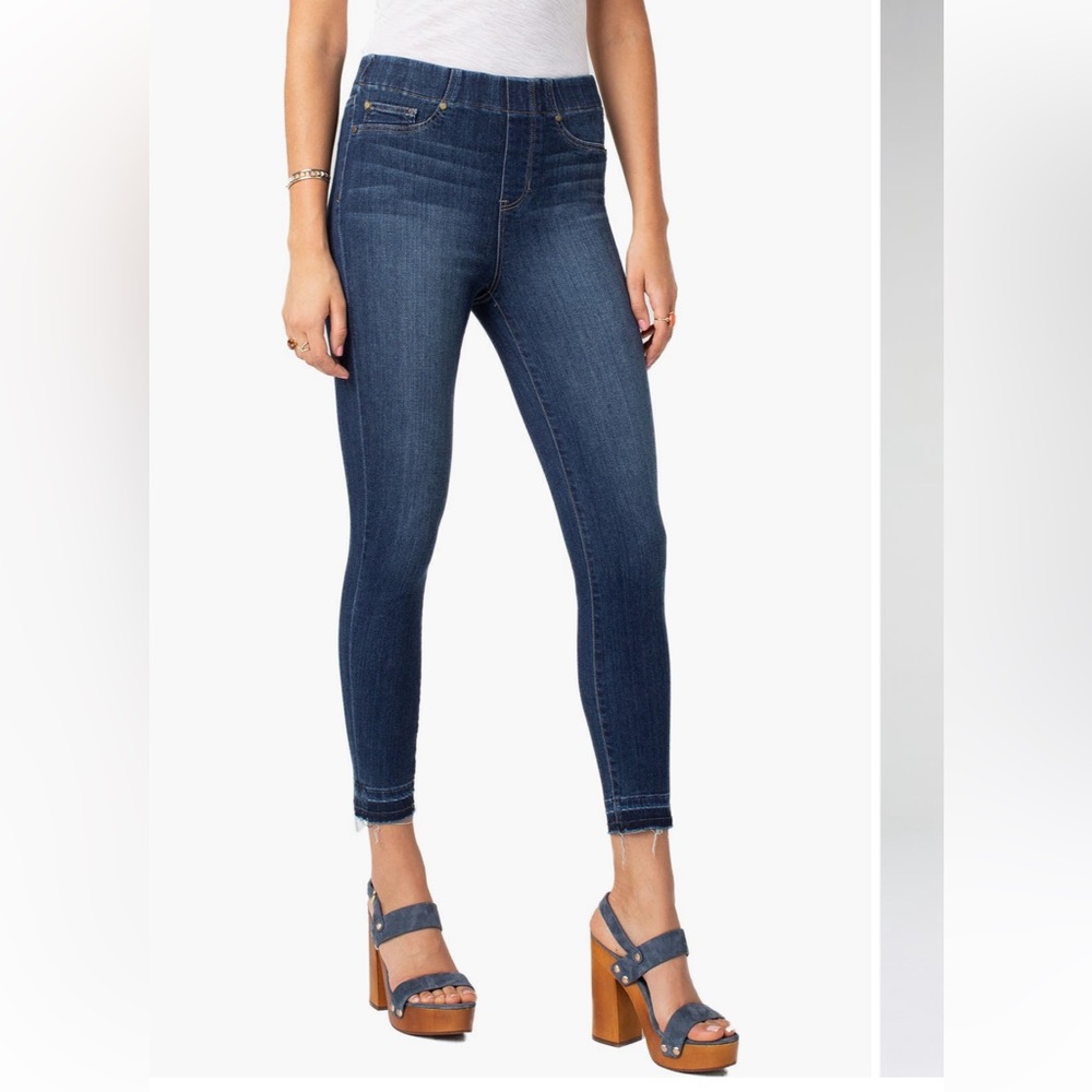 Liverpool Chloe Release Hem Pull On Skinny Jeans Size 2 Color Mayfield